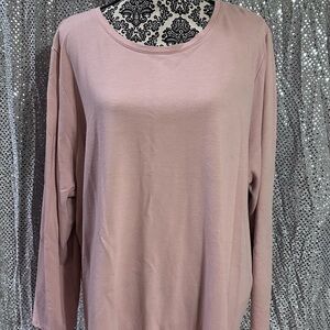 Ava & Viv Mauve Long Sleeve Top